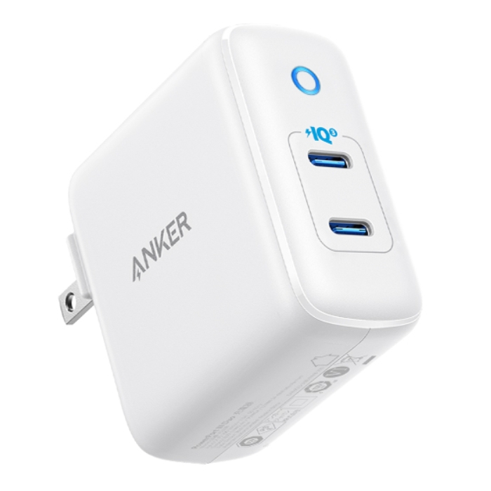 

Anker powerport iii duo 40w wall charger - white