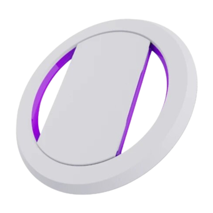 

Ohsnap phone grip - white / purple