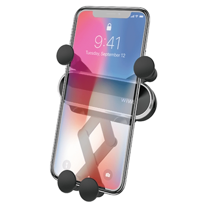 Wiwu pl100 mini gravity invisible car bracket air vent mount phone car stands