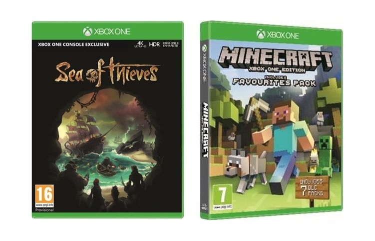 

Sea of thieves + minecraft favorite edition: xbox one game