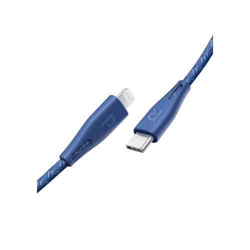 

Ravpower 0. 3m type-c to lighting nylon cable - blue