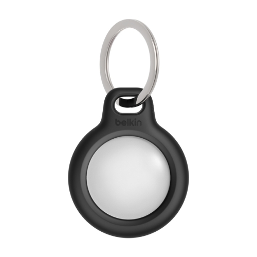 

Belkin airtag secure holder w/key ring – black