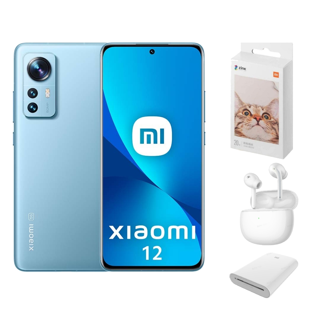 Buy Pre-order: xiaomi 12 256gb 12gb ram 5g phone - blue in Saudi Arabia
