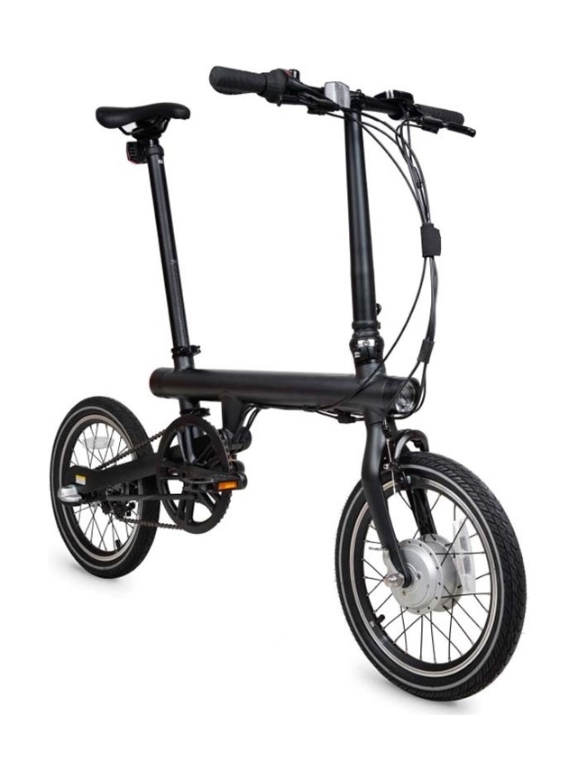 Xiaomi mi qicycle smart electric folding bike - black