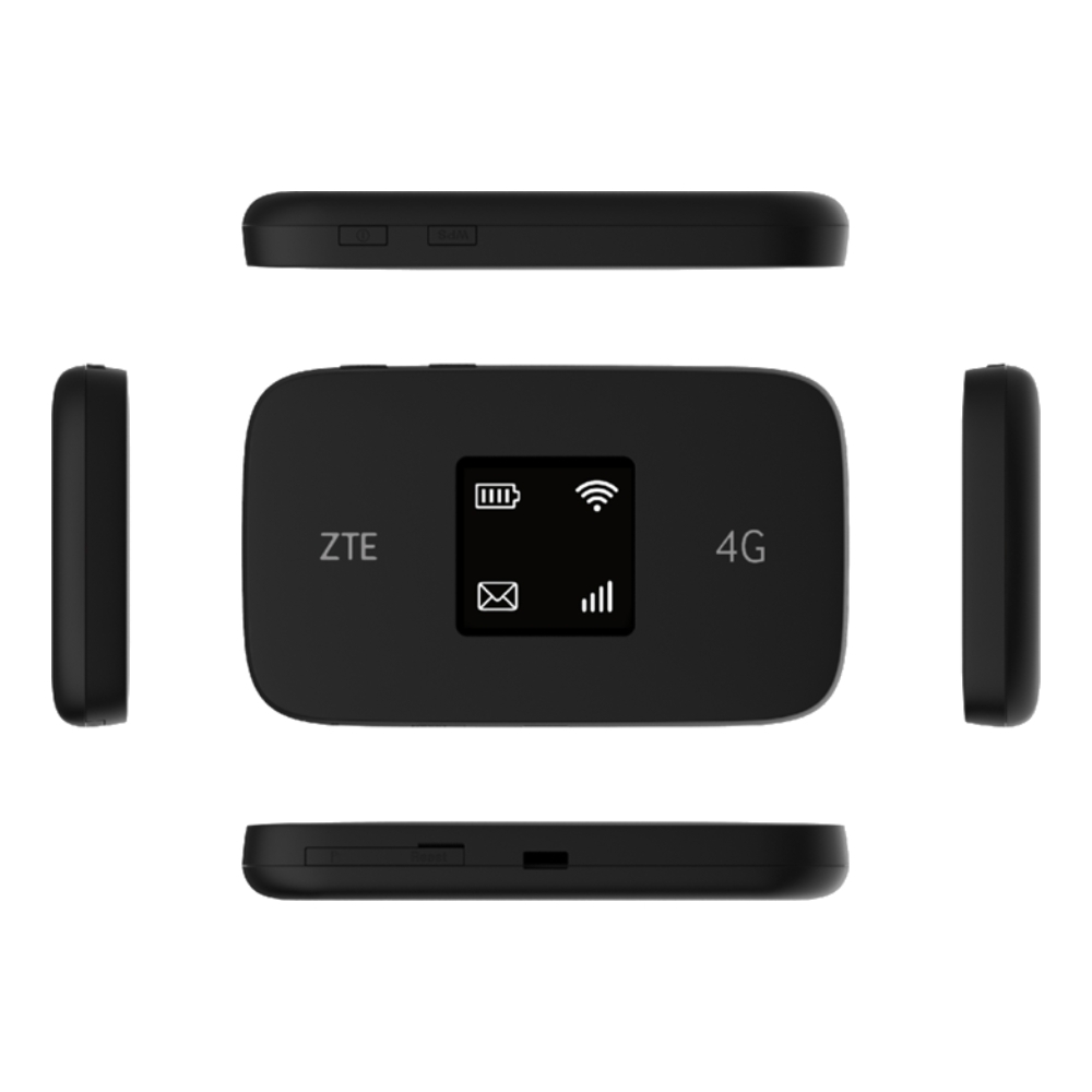 Buy Zte mf971l 4g lte wifi router - black in Saudi Arabia