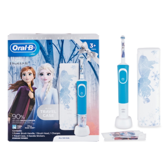 Oral-b frozen 100 electric toothbrush + travel case price in Saudi ...