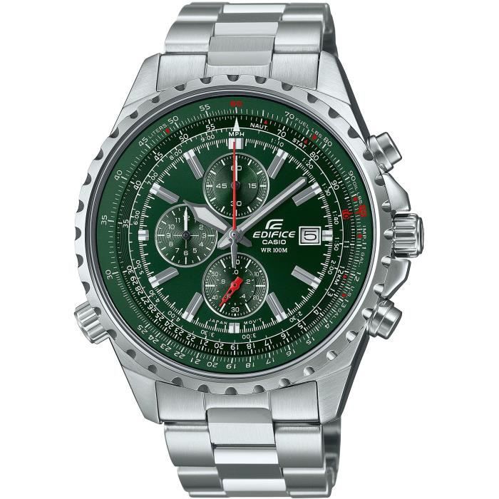 Casio stainless steel watch edifice gray price in Kuwait XCite Kuwait kanbkam