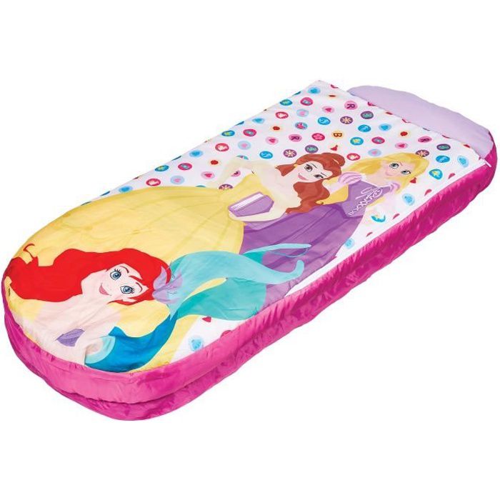 Disney princesses readybed inflatable bed with integrated sleeping