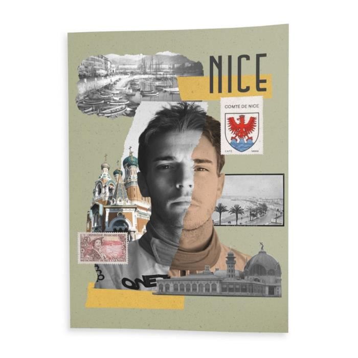 Poster nice collage city france south sun 91cm x 128cm price in Kuwait