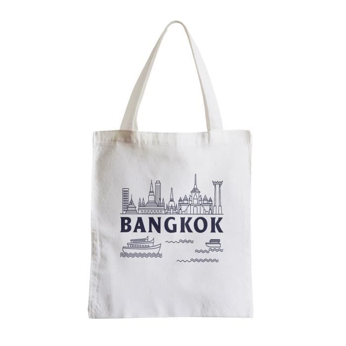 Big bag shopping beach student bangkok minimalist travel thailand tourism price in Kuwait X
