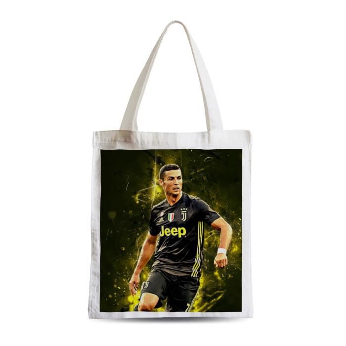 Large student beach shopping bag cristiano ronaldo cr7 life