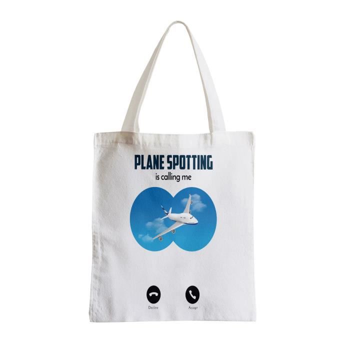 Large student beach shopping bag plane spotting is calling me price in