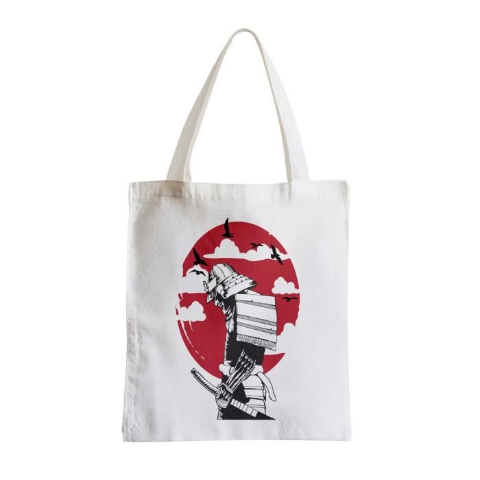Big bag shopping beach student samurai rising sun japan asia culture