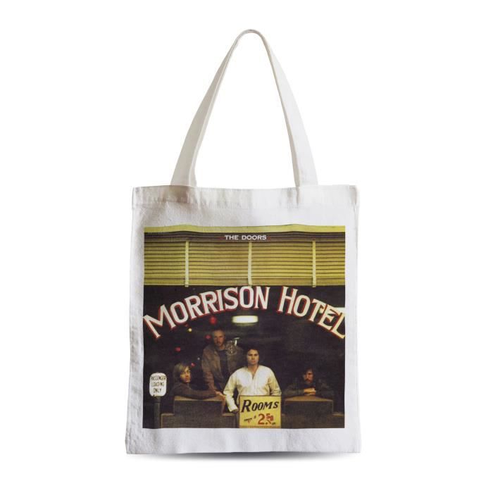 Large student beach shopping bag the doors album cover morrison hotel
