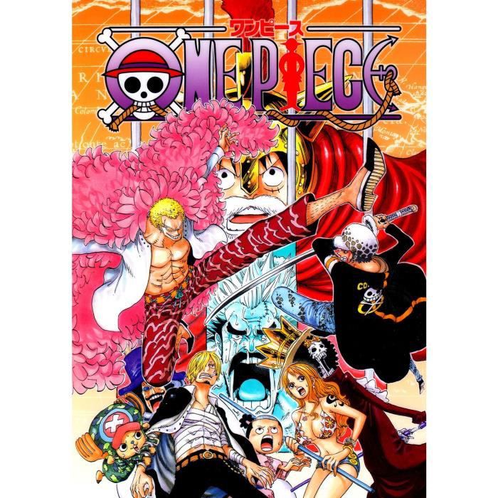 Poster poster one piece arc dressrosa dolflamingo manga luffy pirates