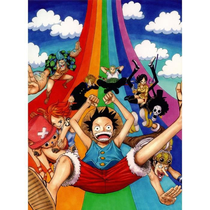 Poster poster one piece luffy manga rainbow(42x58cmb) price in Kuwait XCite Kuwait kanbkam