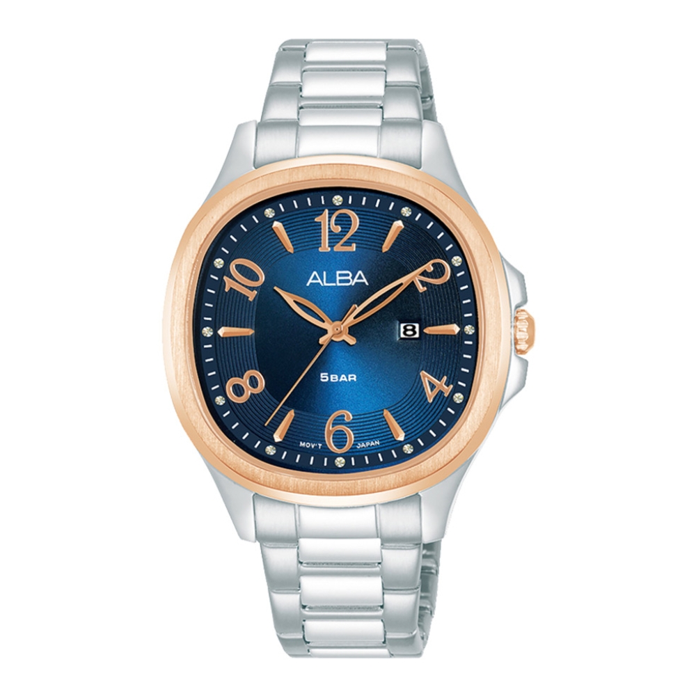 Alba ladies' 34mm fashion analog metal watch ah7x50x1 price in Kuwait