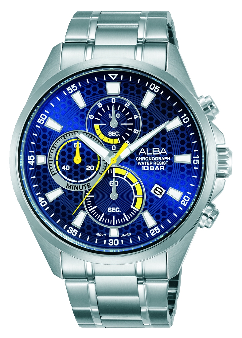 Alba 43mm chrono quartz gents watch am3873x1 price in Kuwait