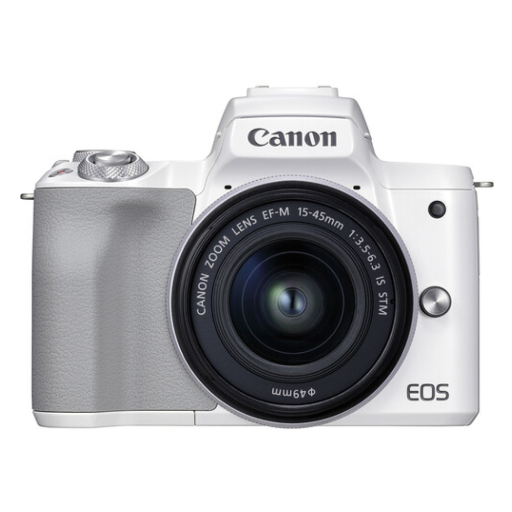 Canon eos m50 mark ii mirrorless camera with 1545mm lens white price in Kuwait XCite