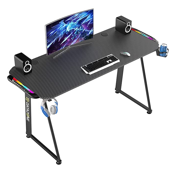 Datazone gaming table black (gt202rgb) price in Saudi Arabia X