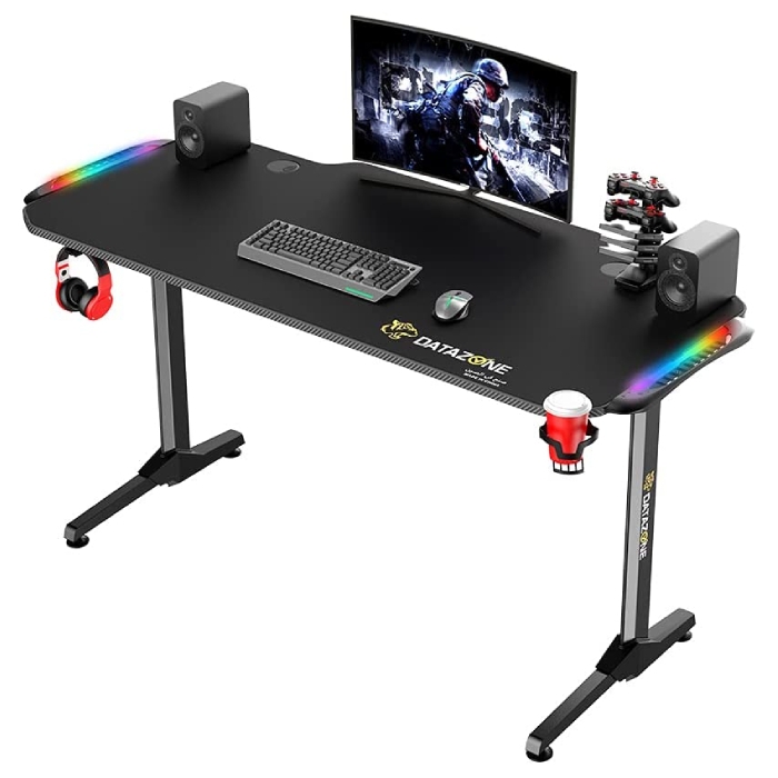 Datazone gaming table black (gt351rgb) price in Saudi Arabia XCite