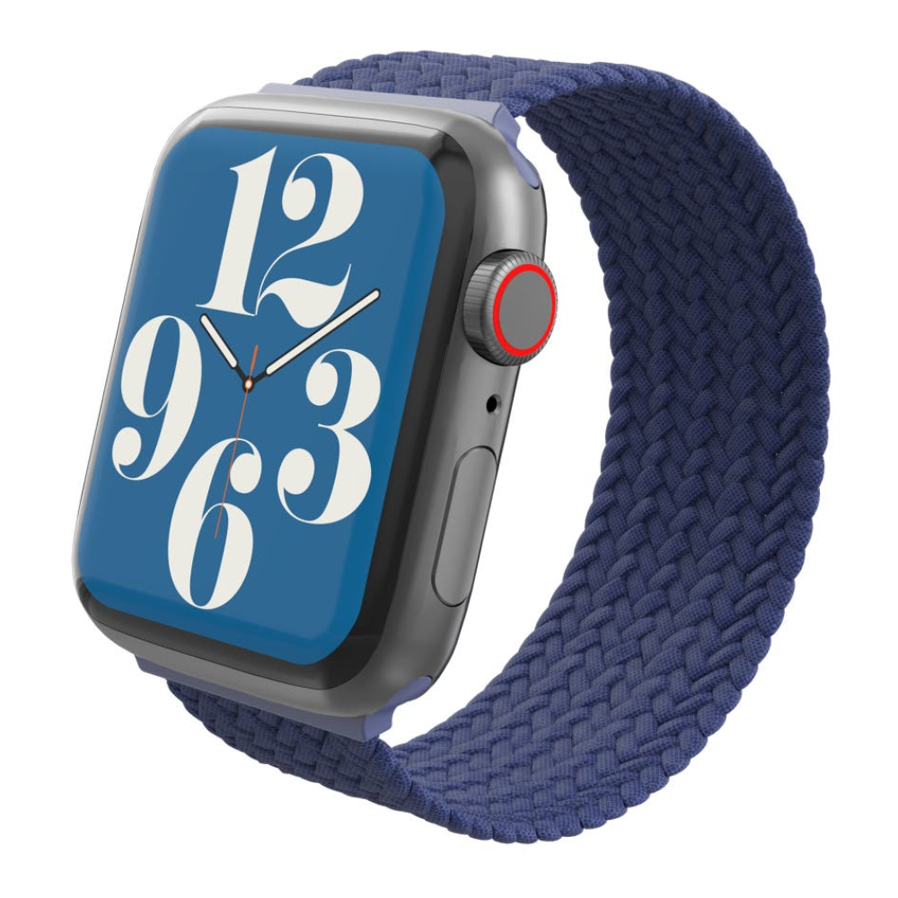 Gear4 braided bands for apple watch 41/40/38mm medium navy blue