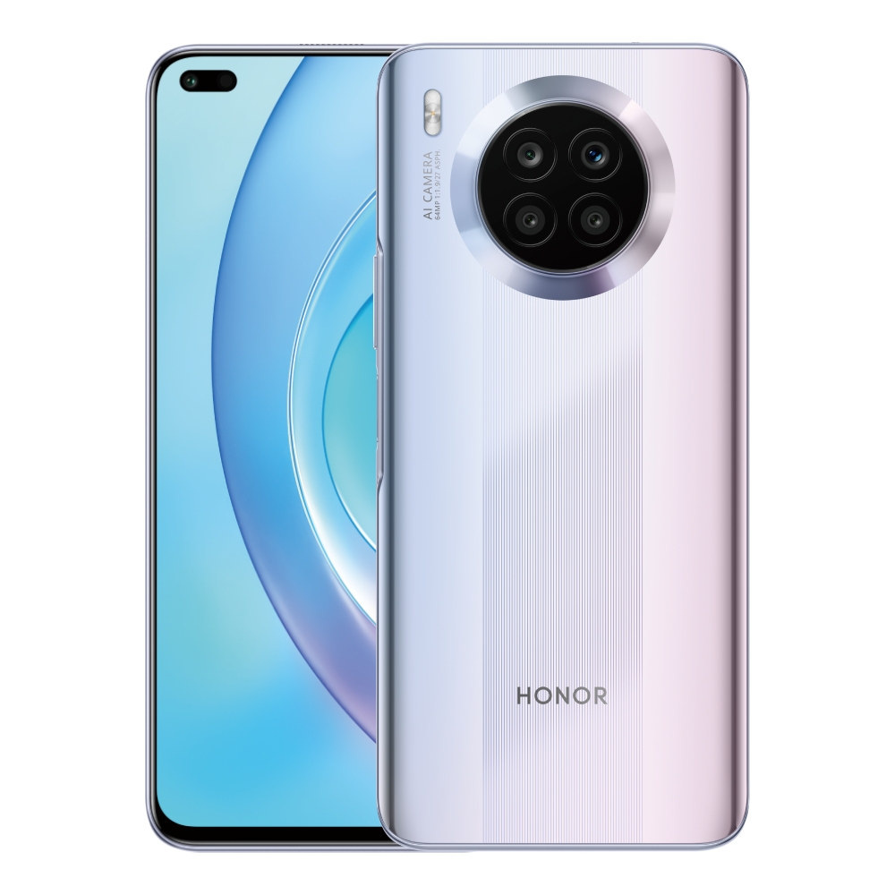 Honor 50 lite 128gb dual sim phone - space silver price in Saudi Arabia ...