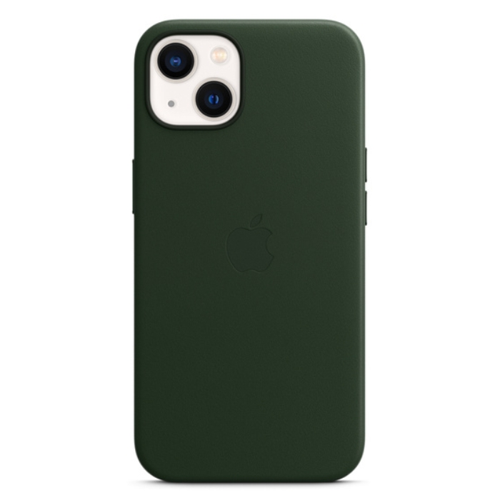 Apple Leather Case with MagSafe (for iPhone 13 Pro Max) Sequoia Green
