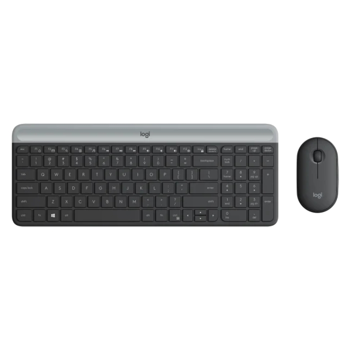 Logitech m750 slim keyboard & mouse combo graphite price in Saudi