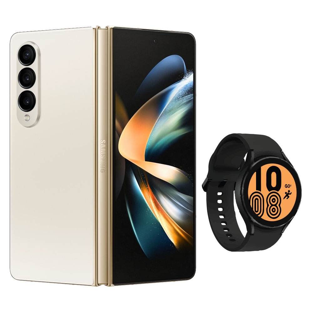 Samsung Galaxy Z Fold4 5G Mobile Phone Android Folding Smartphone 256GB, Beige Samsung Smart M5