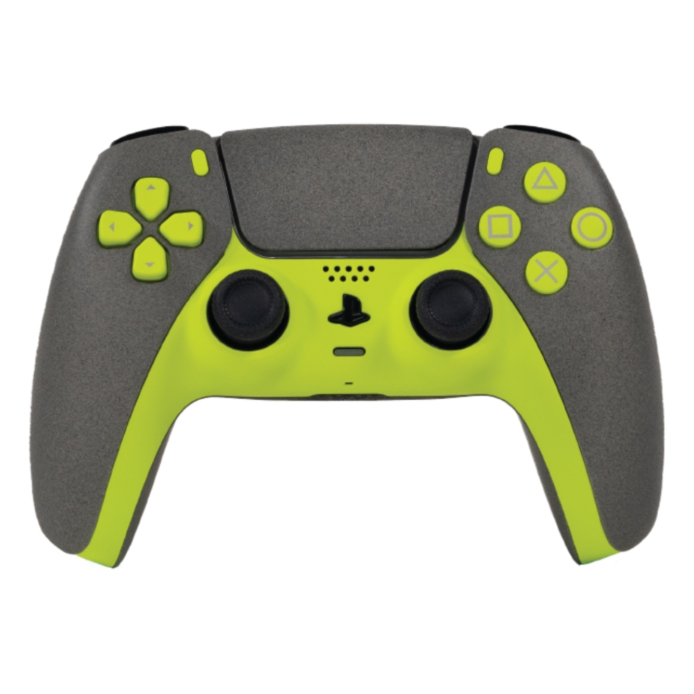 Switch paint ps5 dualsense wireless controller - neon yellow stone ...