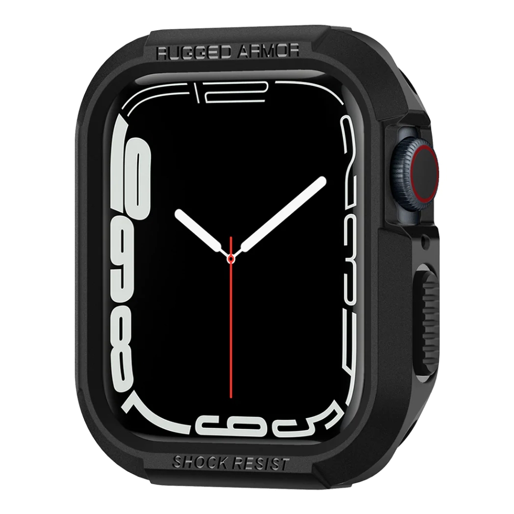 Spigen 40mm rugged case for apple watch 6 / se / 5 / 4 matte black