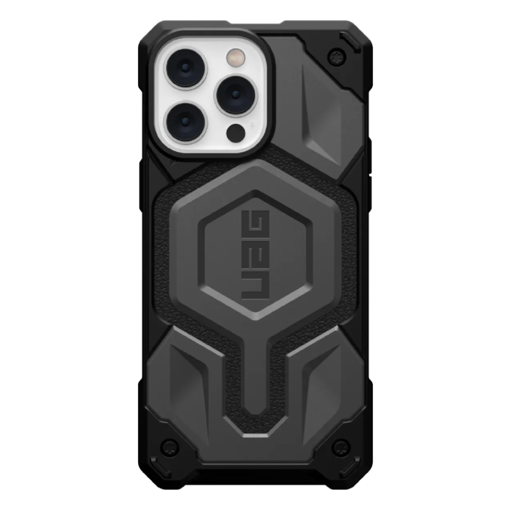 Uag monarch pro case w/magsafe for iphone 14 pro max carbon fiber