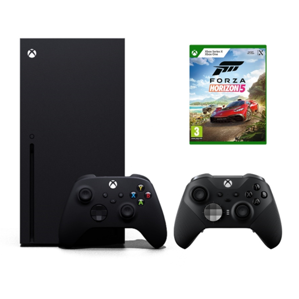 Xbox series x 1tb console + forza horizon 5 game + elite controller