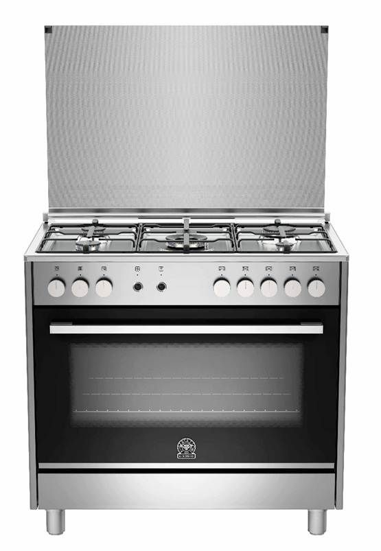 La Germania 90x60 Gas Cooker Silver (TUS95C31DX) Xcite Kuwait