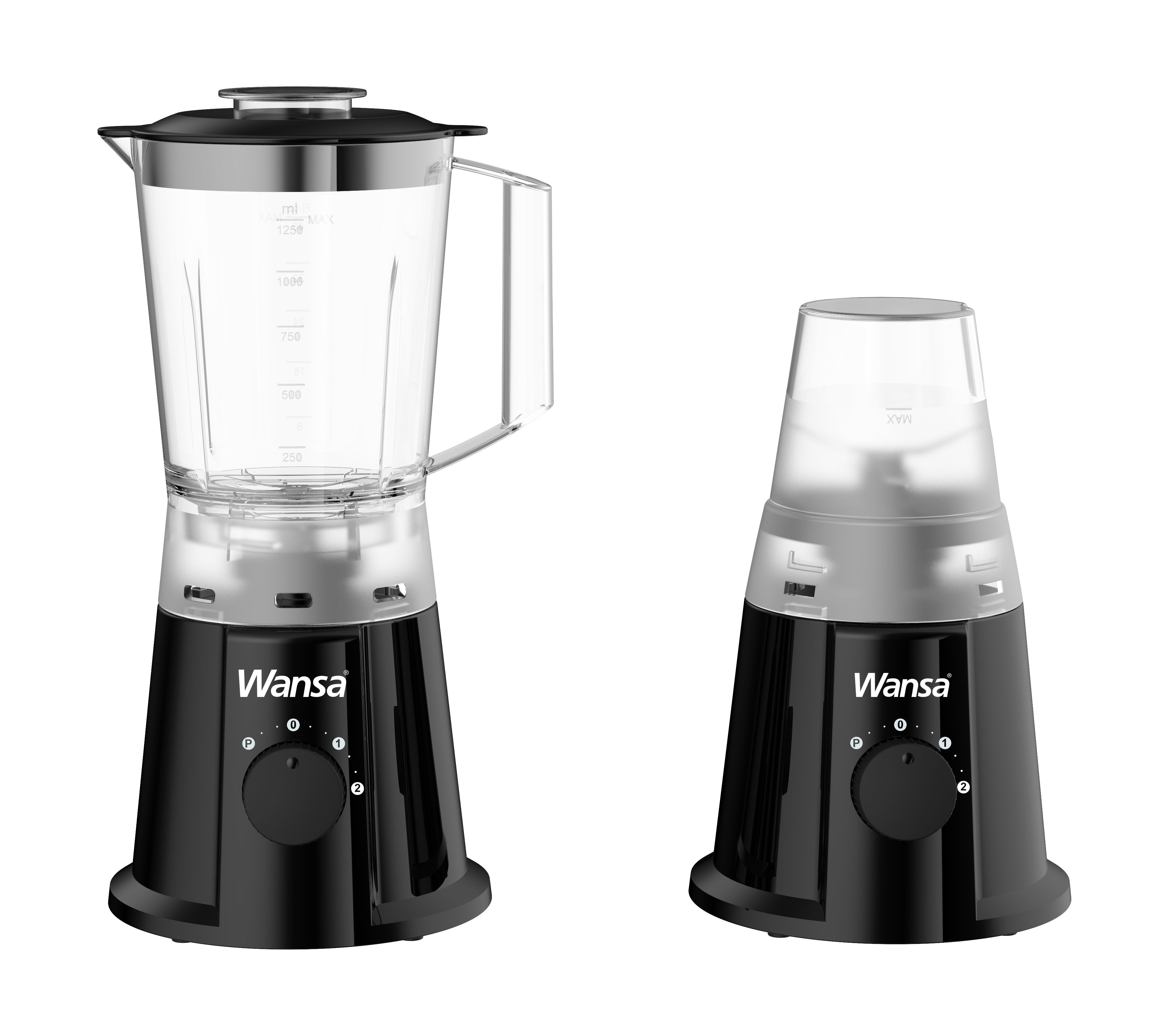 Wansa BL1197A Blender Blender With Grinder Kitchenware Xcite Saudi