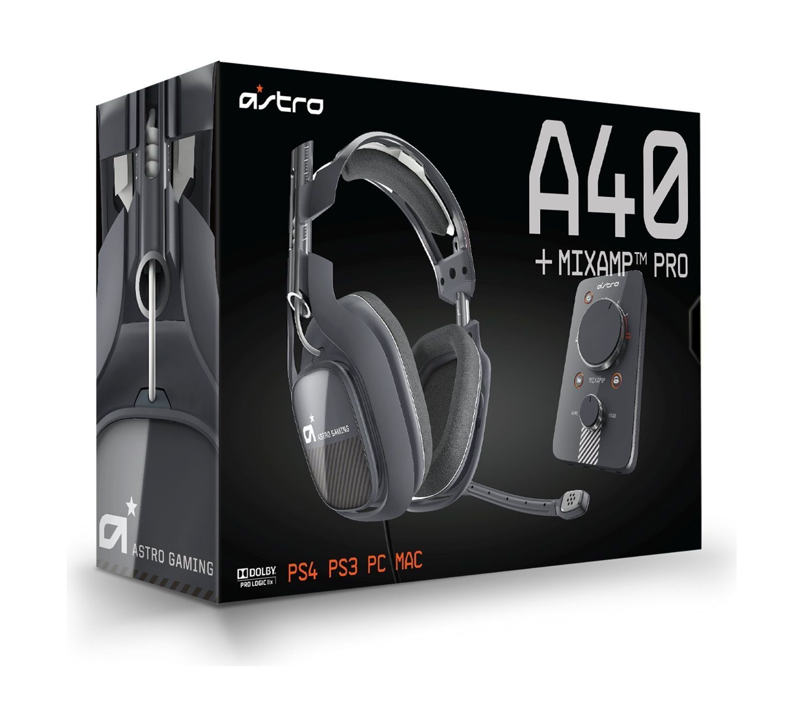 Astro A40 TR Headset + MixAmp Pro TR for PlayStation 4 – Black  Xcite Alghanim Electronics 