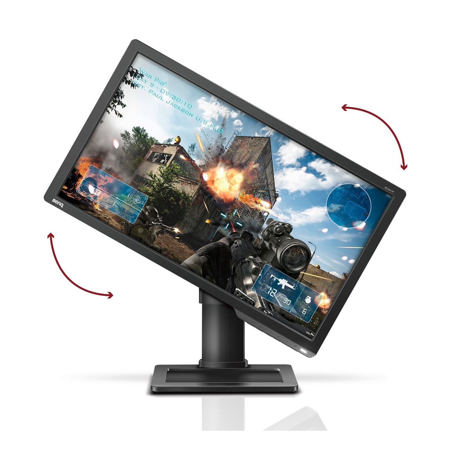 benq zowie 24 inch lcd gaming monitor (xl2411p) - black