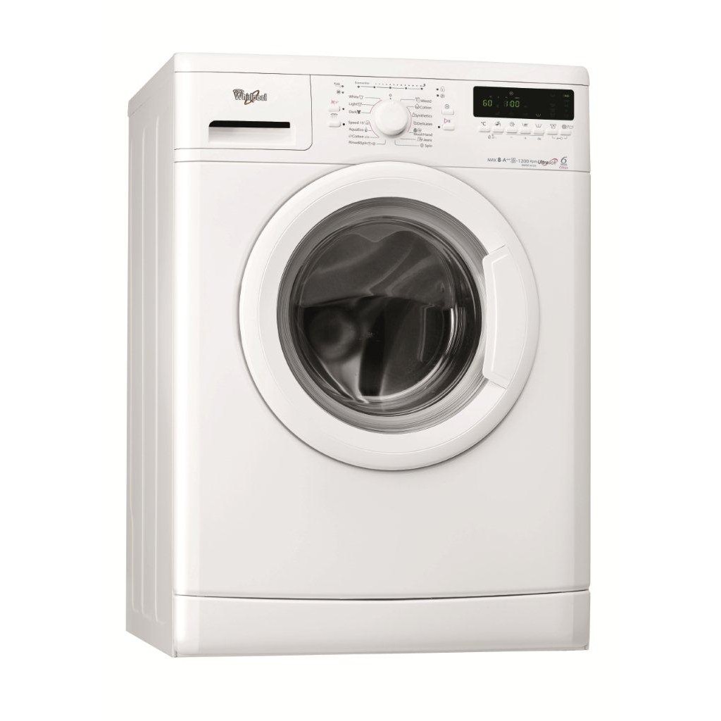 Whirlpool AWOC 8129 Front Loader Washer 8kg White Xcite Alghanim
