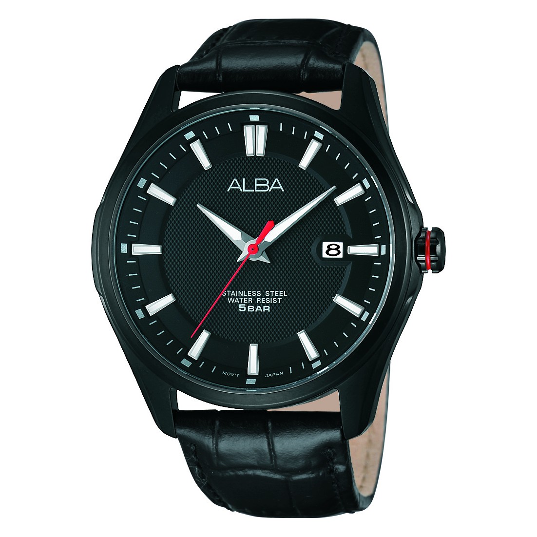 Alba watch leather clearance