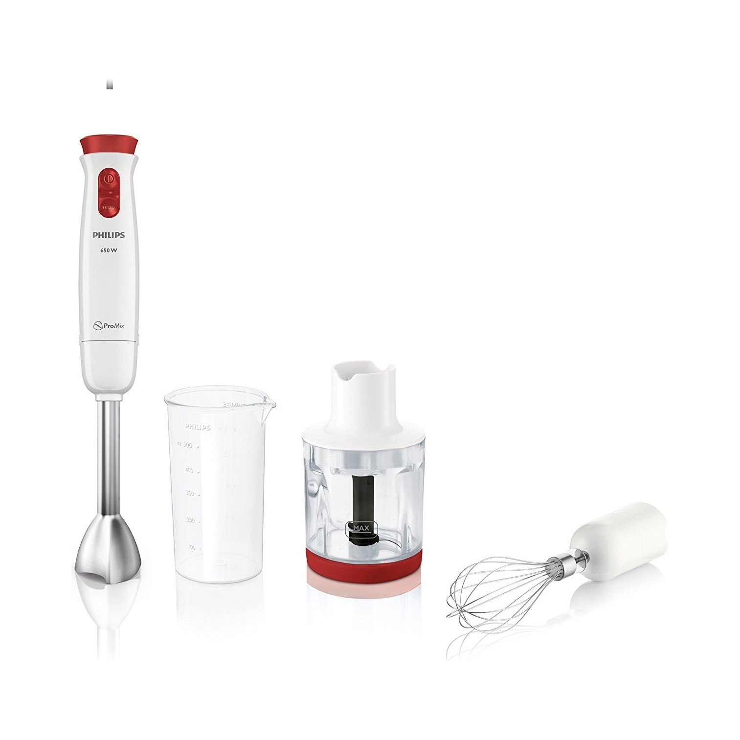 Philips Hand Blender with Chopper and Whisk 650W Xcite KSA
