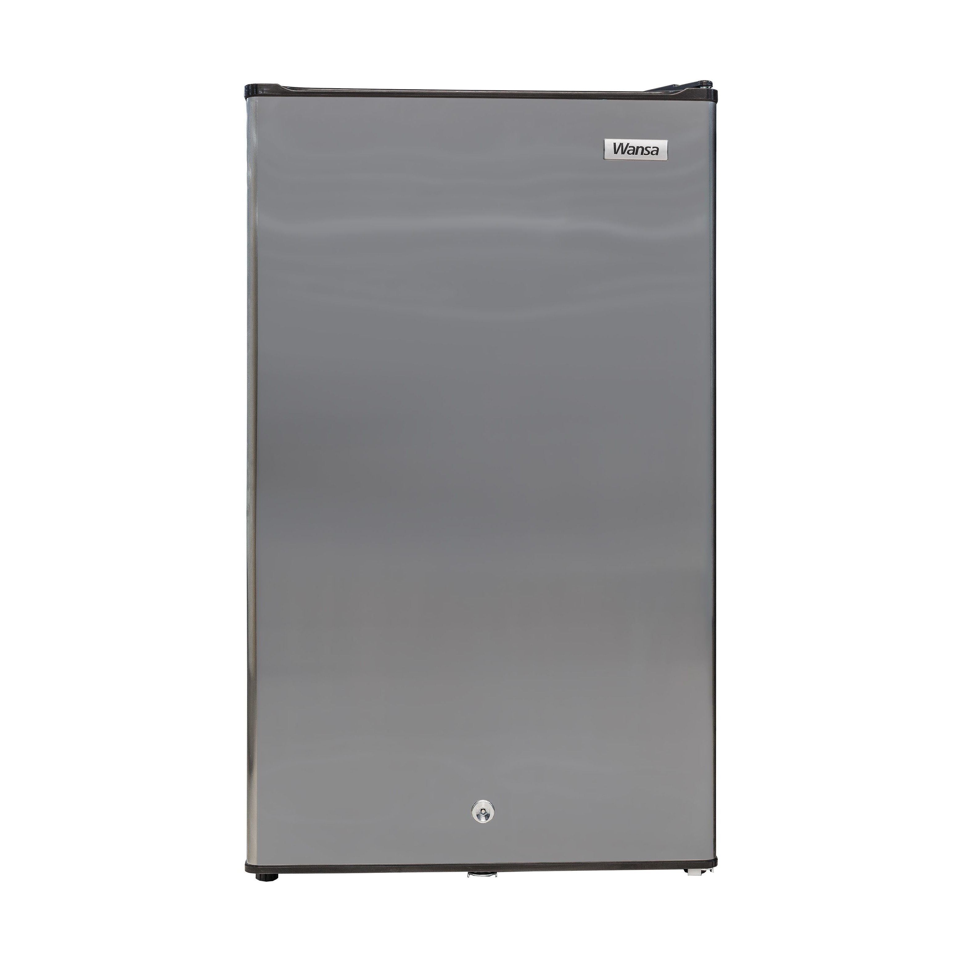 Wansa 3.5 Cft Single Door Mini Refrigerator Stainless Steel Xcite