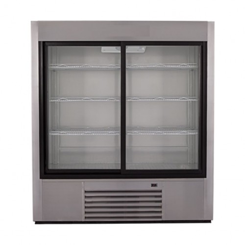 Wansa 46 Cft. Window Refrigerator (2GDS) – Stainless Steel