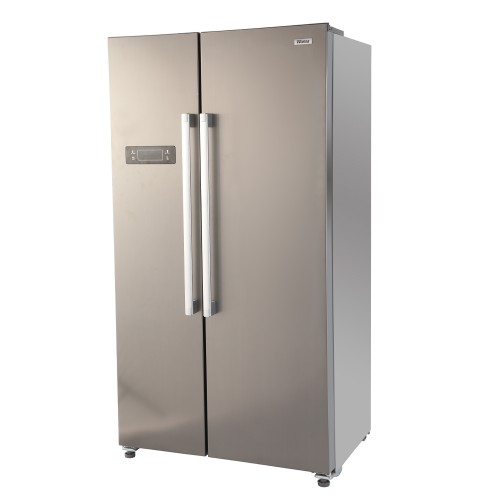 Wansa 20 CFT Side by Side Refrigerator - Grey (WRSG-563-NFIC82) 
