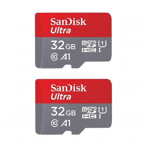 Sandisk Ultra MicroSDHC 32GB Memory Card - Pack of 2