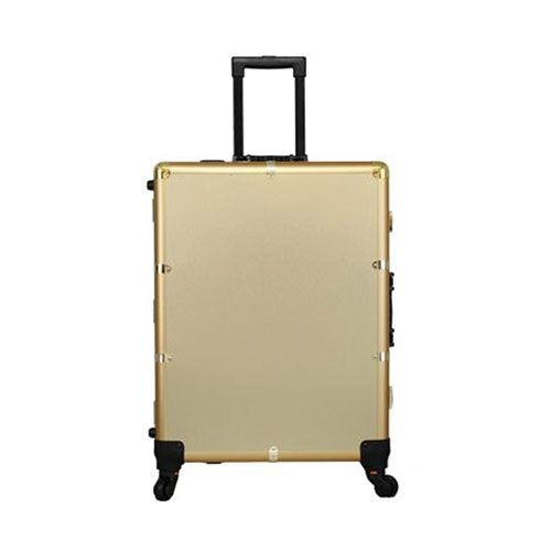 Masters Professional Make-Up Portable Station Gold With Trolley Option LC015