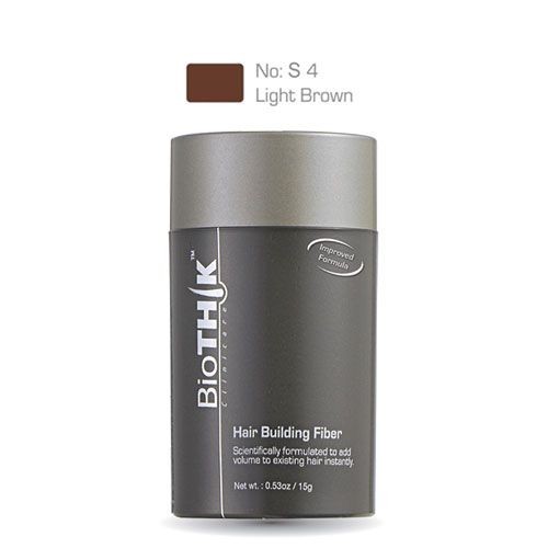 BioTHIK Hair Building Fiber 18g - Light Brown - BTF204