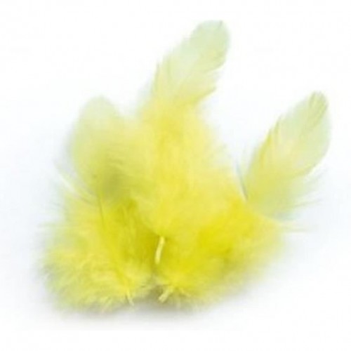 Rooster feathers - Yellow