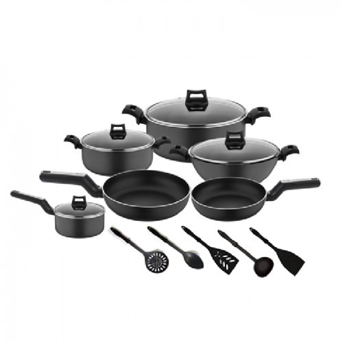 Black + Decker Cookware Gift Set 15 Pieces (BXSGS15BME)