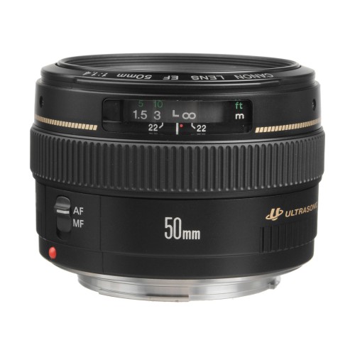 Canon EF 50mm f/1.4 USM Autofocus Lens